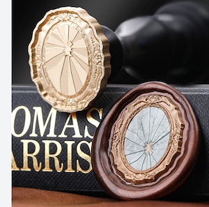 フレームスタンプ(額縁 割れた鏡)