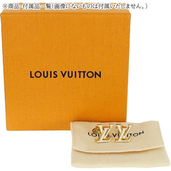 New LOUIS VUITTON ルイヴィトン ピアス LV アイコニック エナメル