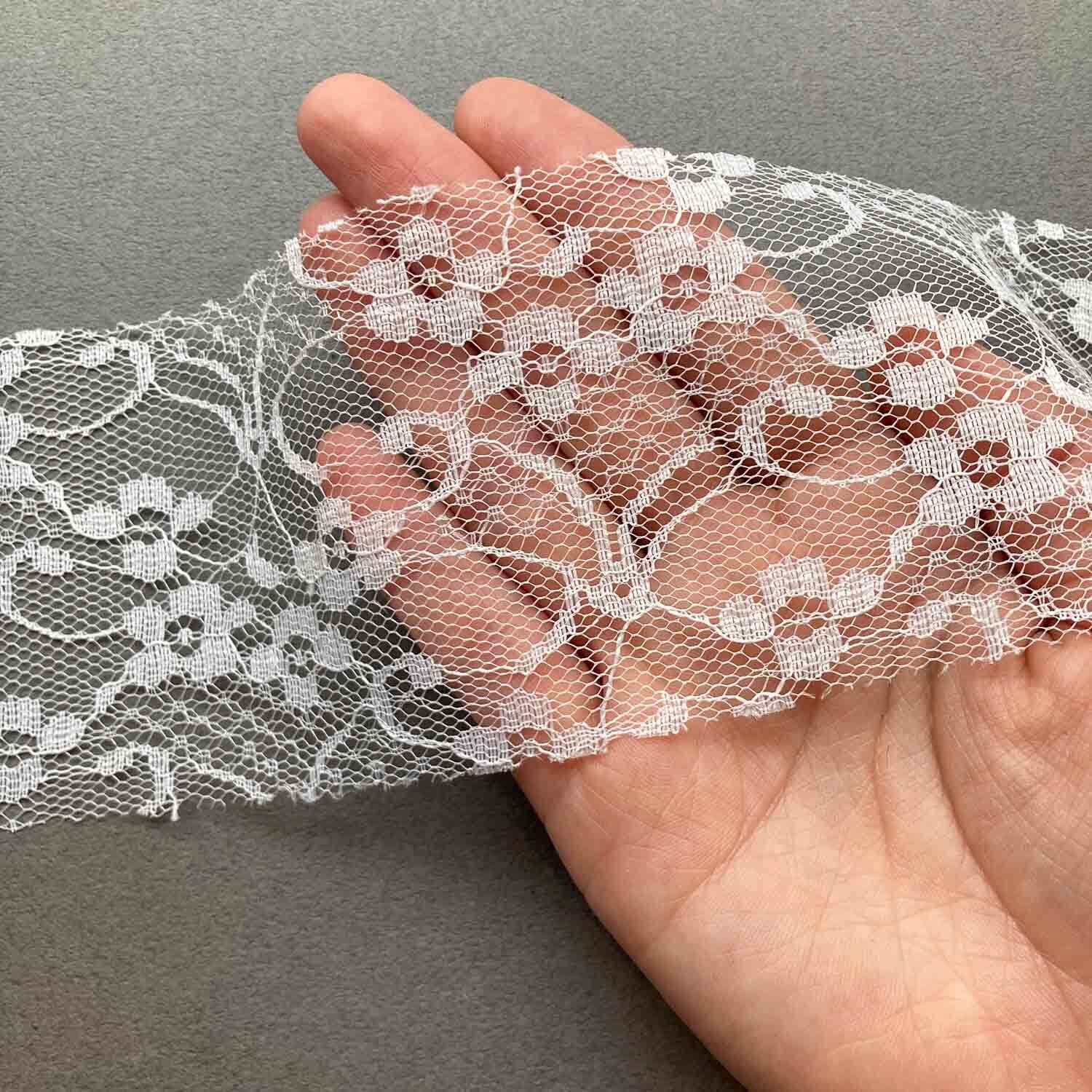 再入荷〉花柄ラッセルレース（50cm〜） | Dua-アクセサリーパーツショップ