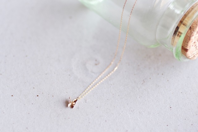 【ORDER】sakura pendant K18YG & Pt900 / 桜ペンダント