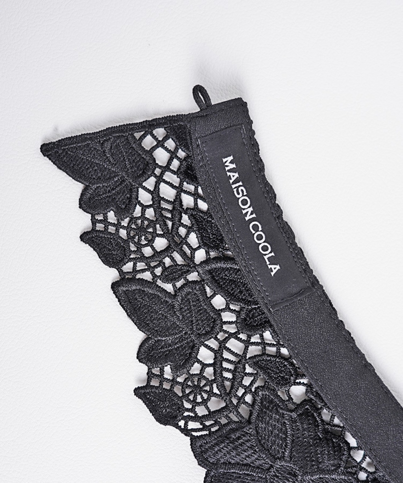 【直営限定ITEM】パール×フラワーレースフェイクカラー (GREEN)　CQ-48506H