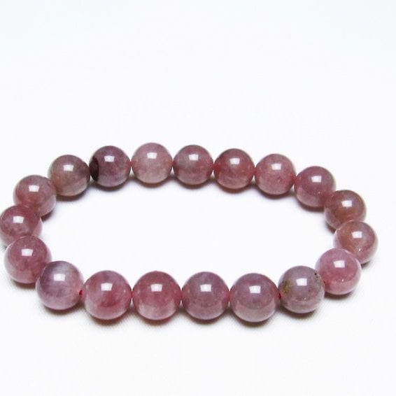 ローズクォーツ ブレスレット 10mm 一点物 メール便可 [M便 1/10] 111-36787