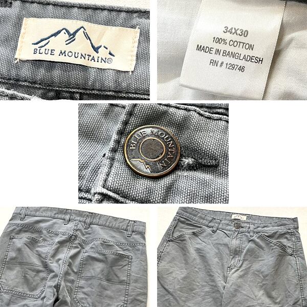 1点物◇Blue Mountainペインターパンツ古着メンズ34MLレディースOK 1点物◇Blue Mountainペインターパンツ古着メンズ34MLレディースOK
