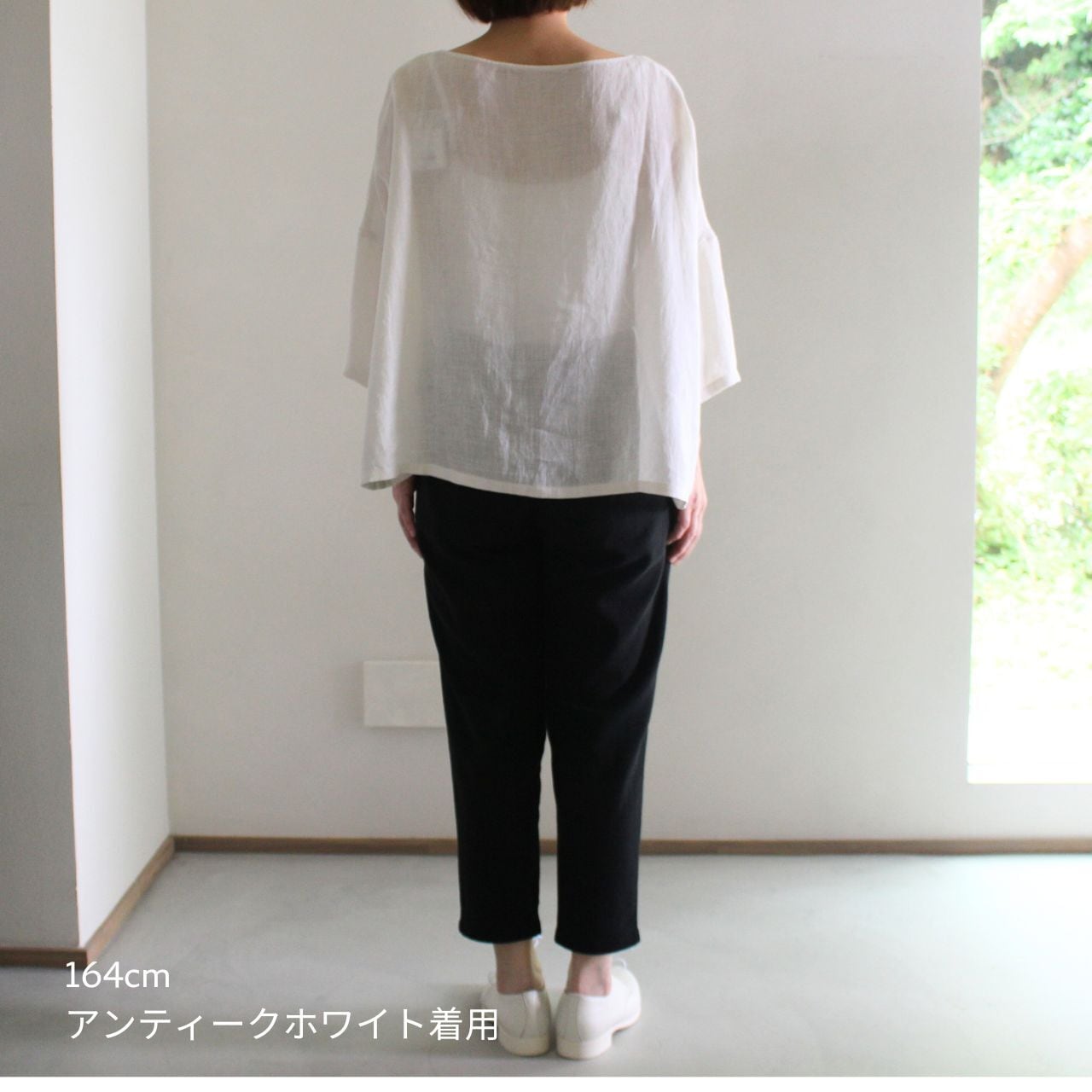 linen pullover リネンプルオーバー evam eva | 日々花［ Hibika online ］