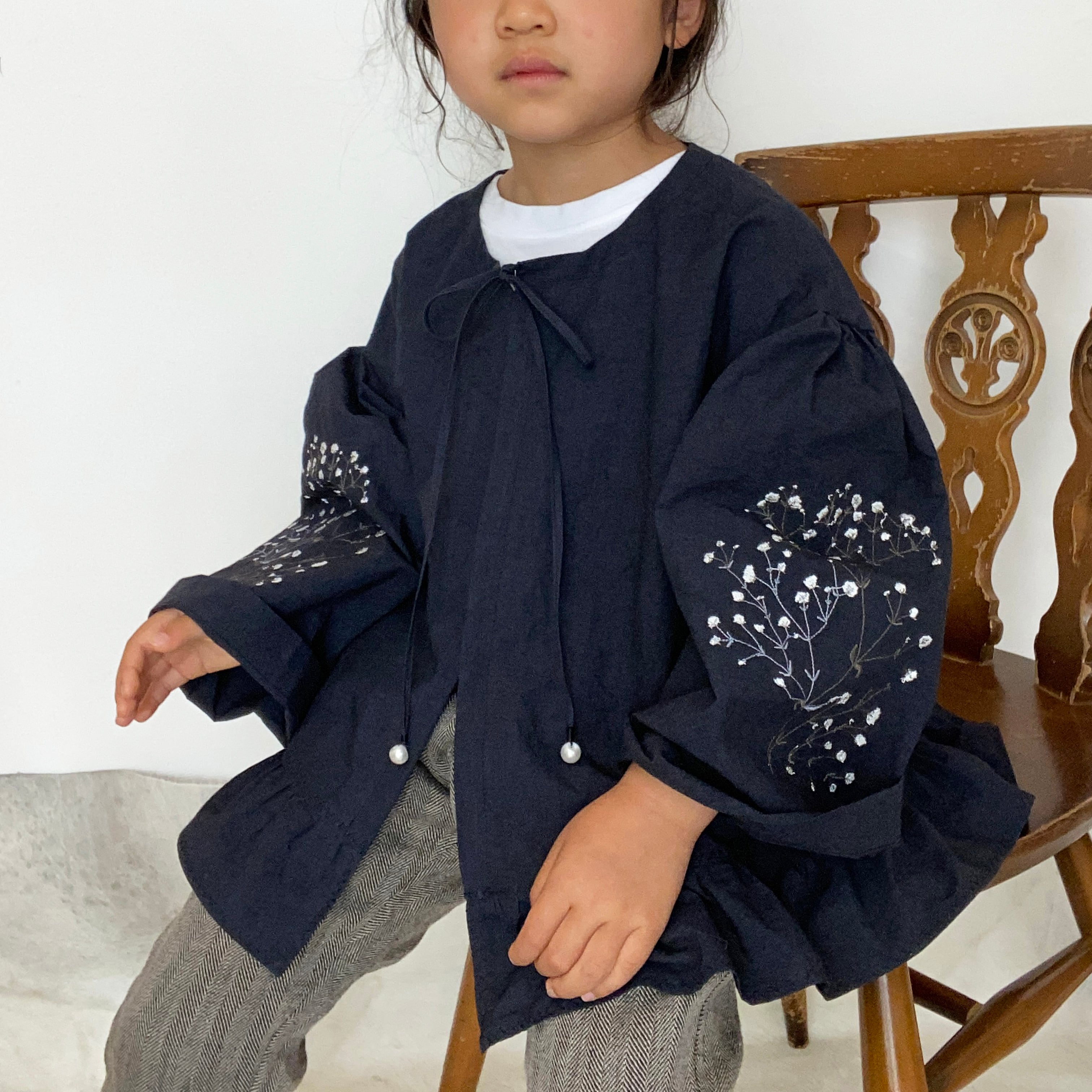 ゾウ様　花刺繍のライトジャケット ブルゾン スカジャン メンズ 春物 ジャケット ma-1 鳳凰 花柄 刺繍