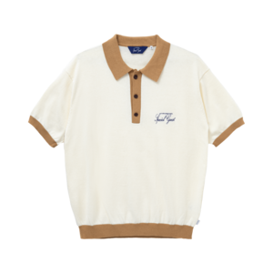 SG S/S Knit Polo Shirts(Ivory)