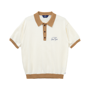 SG S/S Knit Polo Shirts(Ivory)