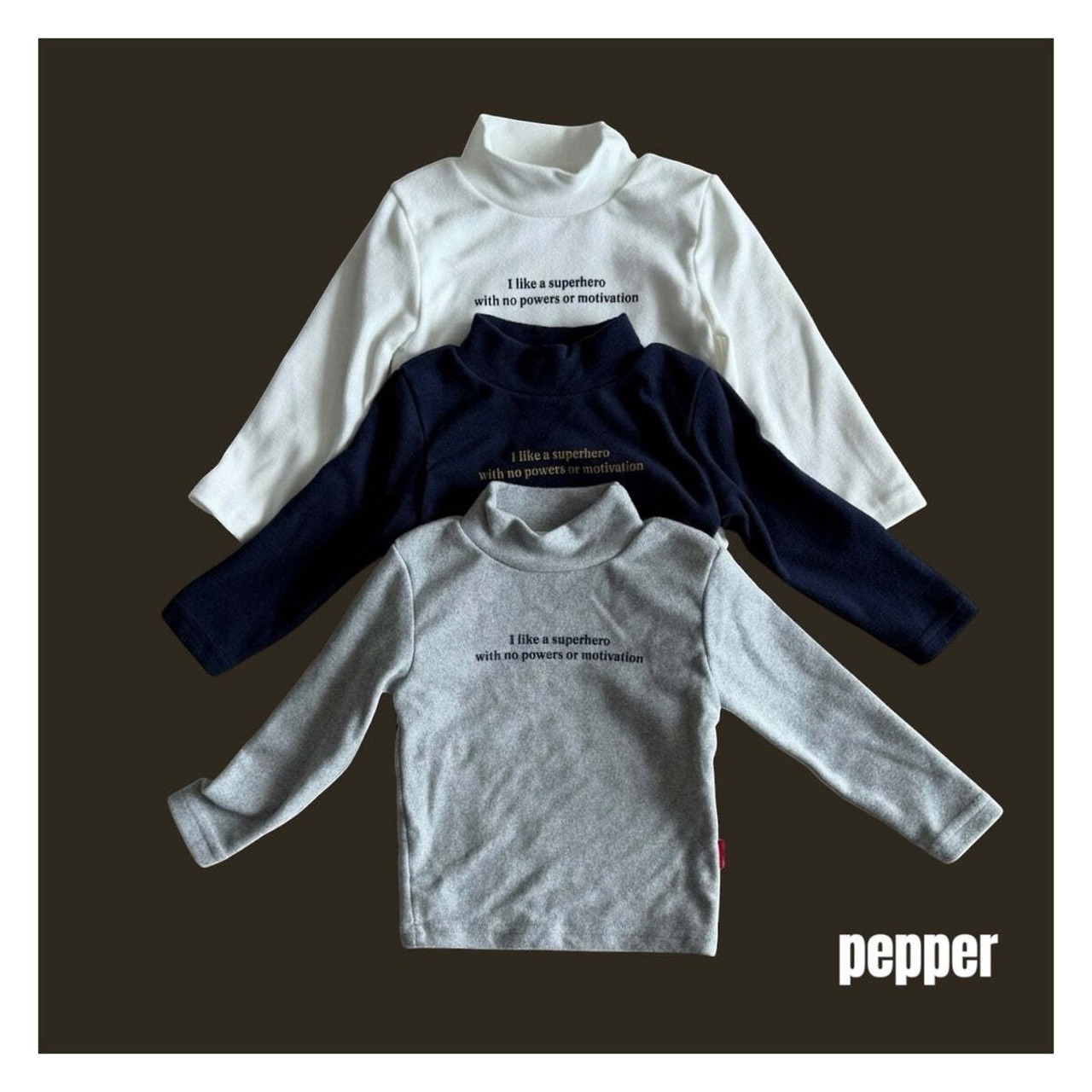 【取寄】PEPPER フィットゥルバンモクタートルネック｜冬服｜韓国子供服