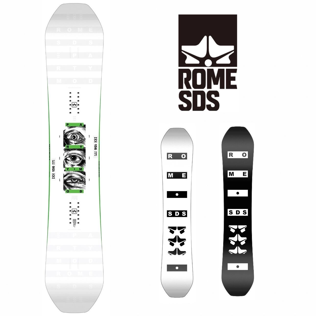 【シーズン直前セール】ROME SDS ローム PARTY MOD 156cm