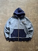 STUSSY ステューシー Tribe ワッペン ジップパーカー L 2トーン