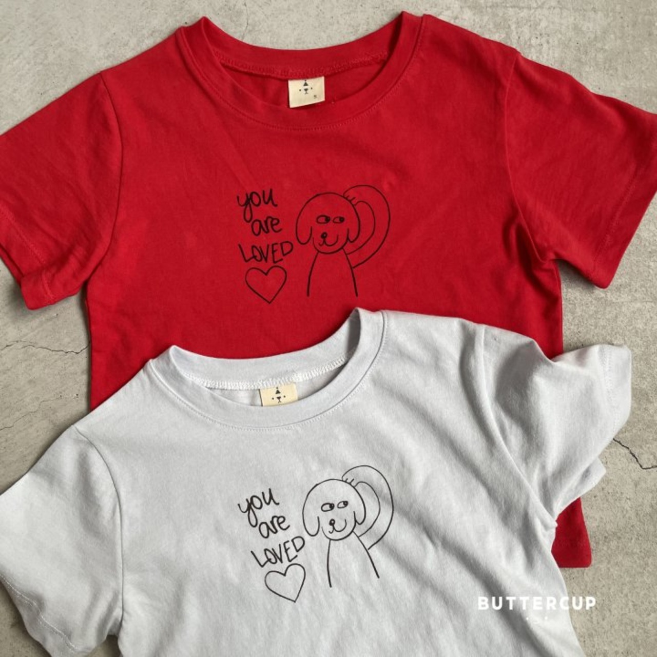 [BUTTERCUP] Loved Puppy Tee / [버터컵] 러브드퍼피티