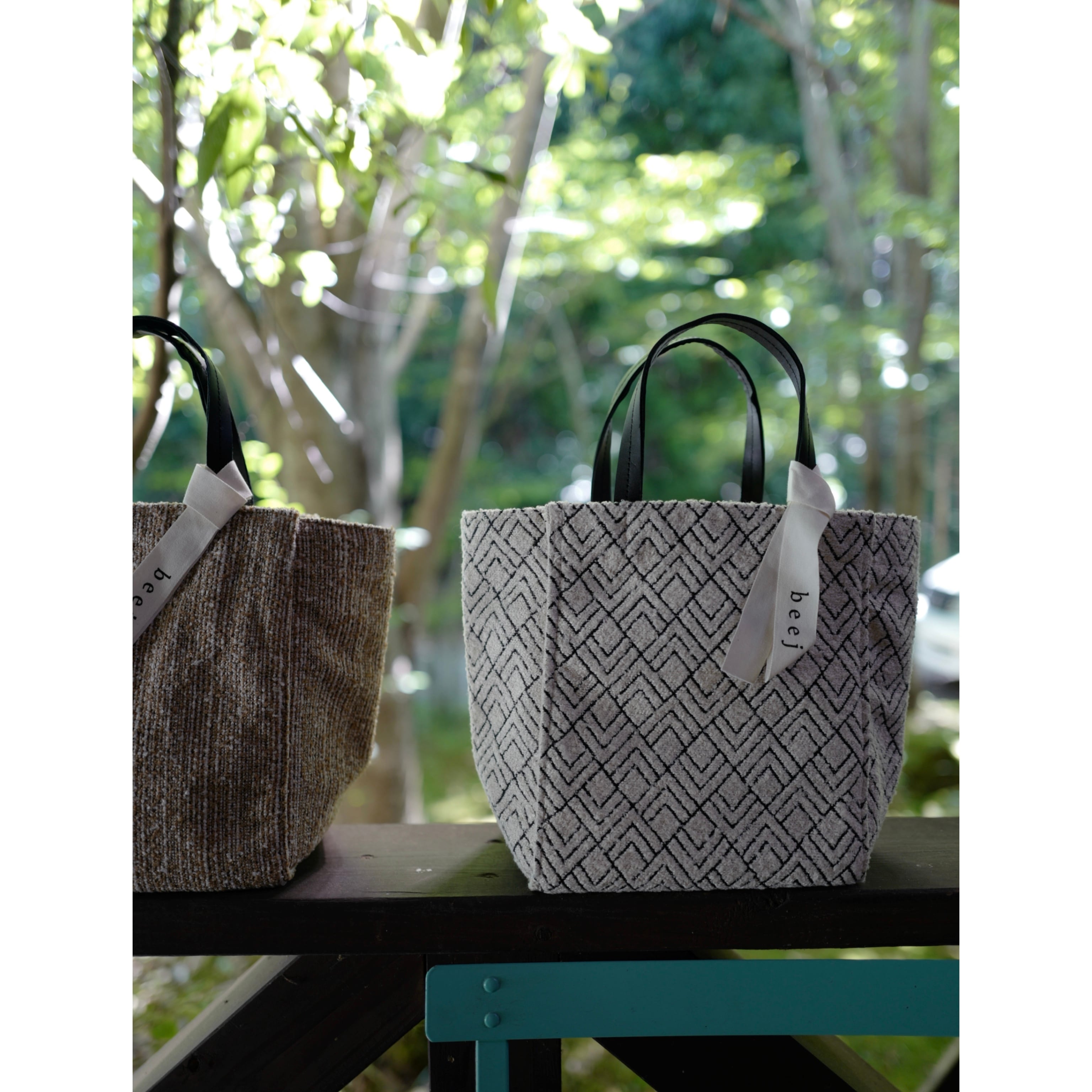 beej |jaquard tote bag ( 2colors )