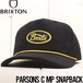 スナップバックキャップ 帽子 BRIXTON ブリクストン PARSONS C MP SNPK 11339
