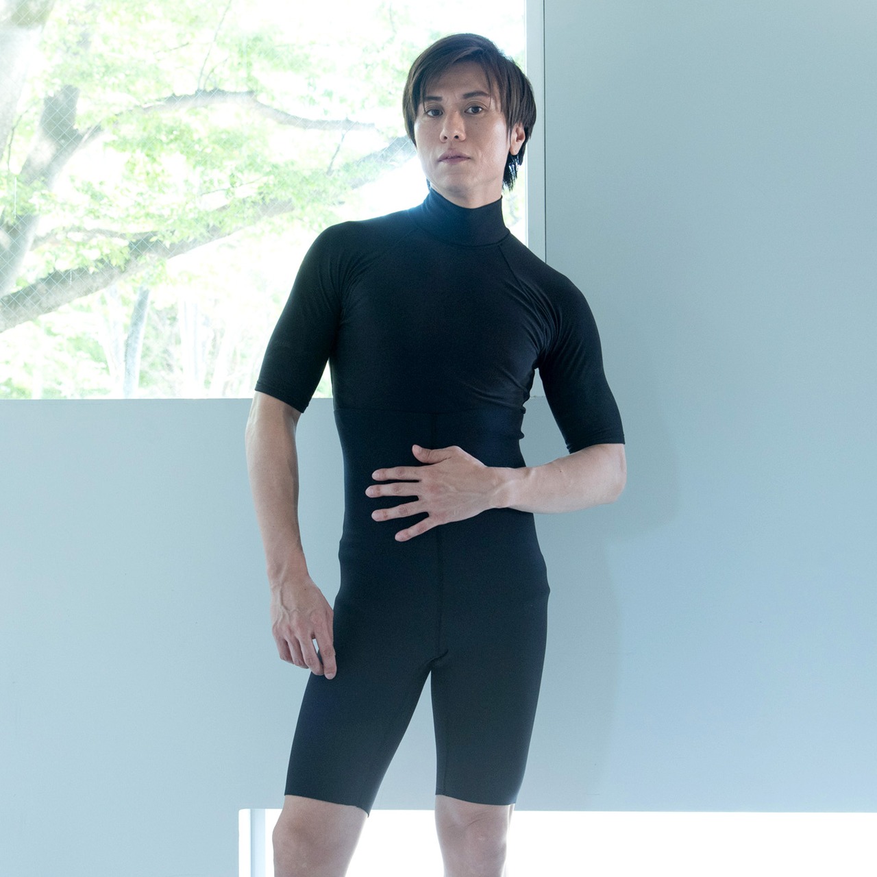 コピー:AIR SKIN(エアースキン)ブラックメタリックス ショートパンツ メンズ