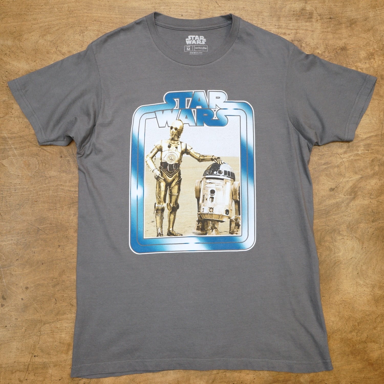 1888 STAR WARS C-3PO R2-D2 スターウォーズ 映画 Tシャツ US古着