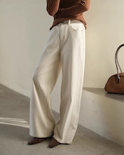 White wide Denim N1011