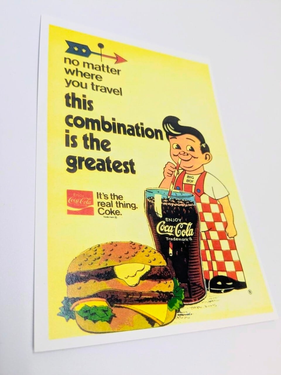 Big Boy （ビッグボーイ イエロー）】 POST CARD ポストカード