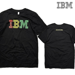 IBM Pan-African Tee　アイビーエム オフィシャル ロゴ Ｔシャツ【546705-blk】