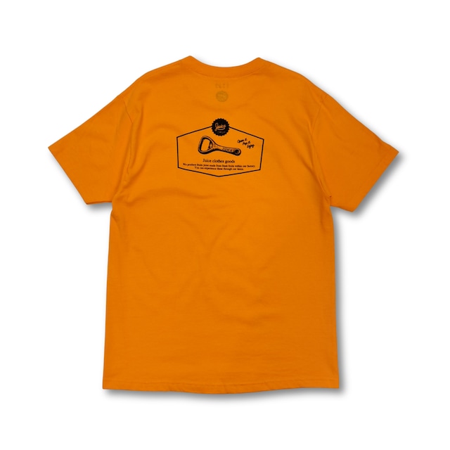 Juice clothes goods - Bottle Opener Tシャツ (orange)