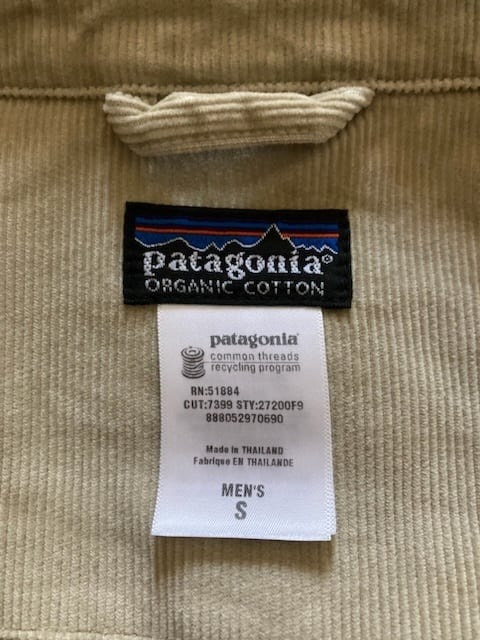 Patagonia ベージュ コーデュロイ ジャケット 95cm ベージュS：patagonia パタゴニア コーデュロイ ジャケット