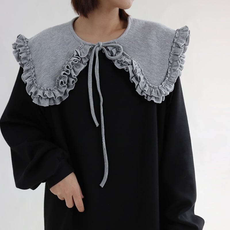 フリル付きビッグカラー付け襟 SU1086 | Sugar.miel（シュガーミエル）