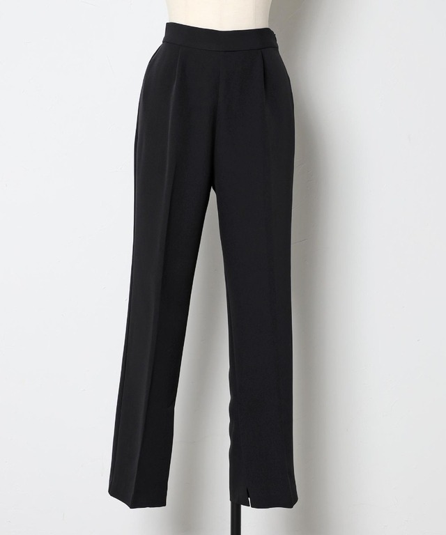 裾ベンツテーパードパンツ