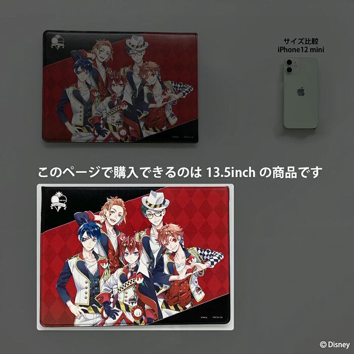 送料無料 ディズニー ツイステッドワンダーランド ノートpc用 スリーブケース 13 5inch Macbook ノートpc ノートパソコン インナーケース インナーバッグ 汎用 ケース カバー Puレザー ツイステ キャラクター グッズ 軽量 軽い スリム 13 5inch 保護カバー 保護 S Pg