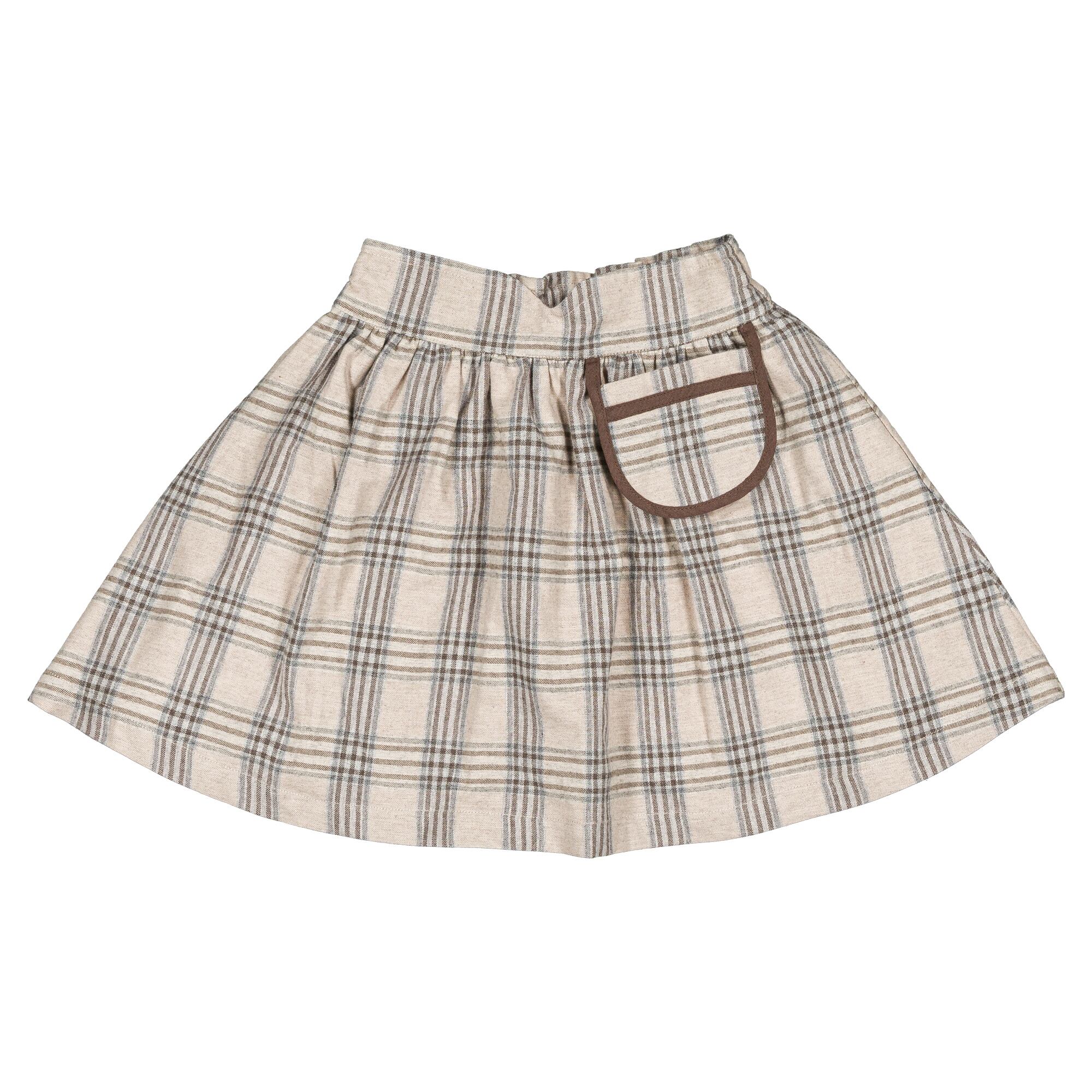 【予約・特典あり】Maison Marelle / Skirt TOURNON - tartan beige / 18M~5Y