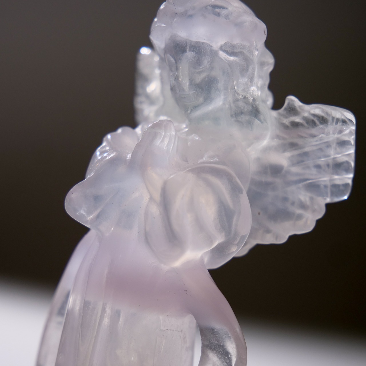イットリウム フローライト【天使 エンジェル】/ 彫刻