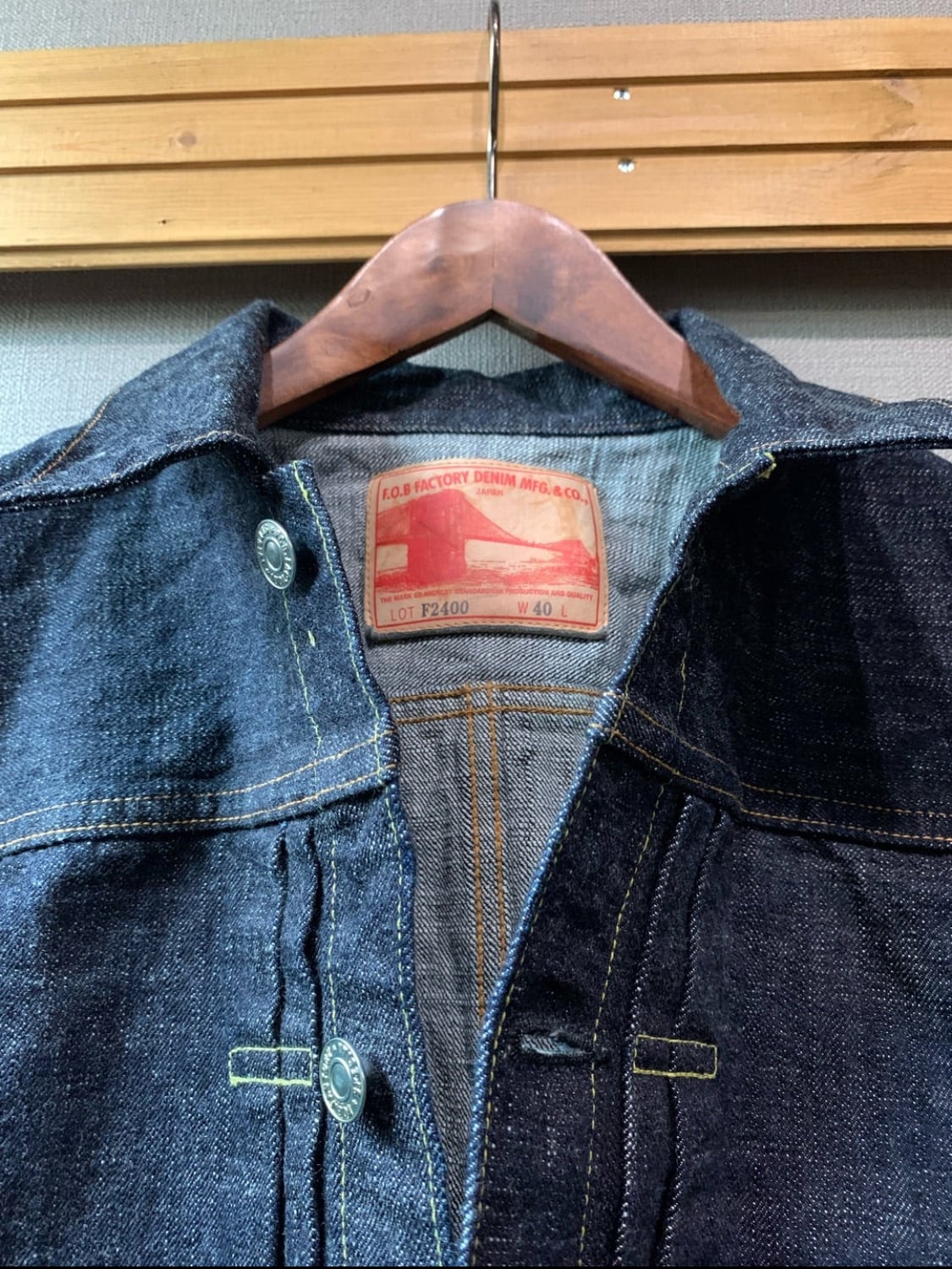 FOB FACTORY エフオービー ファクトリー G-3 DENIM 1st JK デニム