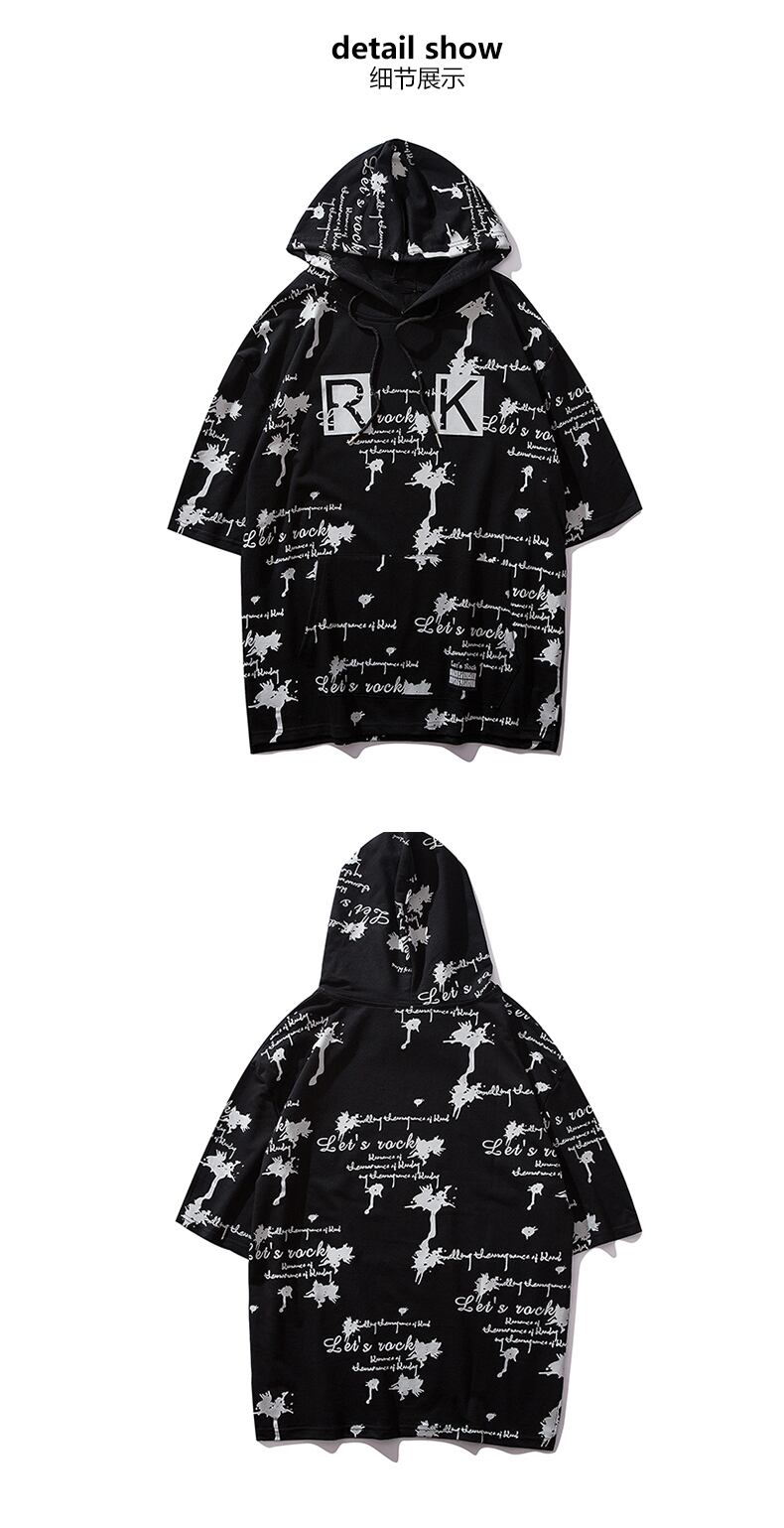 全2色 Tシャツ カットソー プリント カジュアル ストリート 