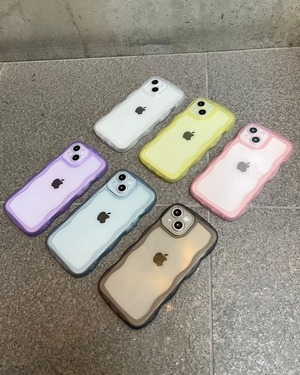 クリアなくねくねケース（イエロー）