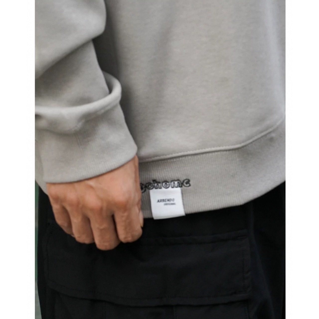 One point crew neck sweatshirt 0448 - 13