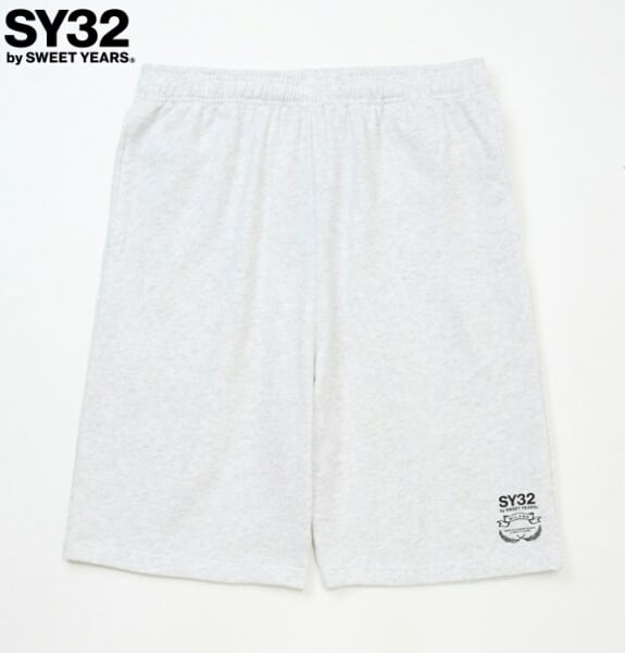 SY32 by SWEET YEARS エスワイサーティトゥ ショートパンツ ショート ハーフパンツ メンズ SWEAT SHORT PANTS 15310J GRAY