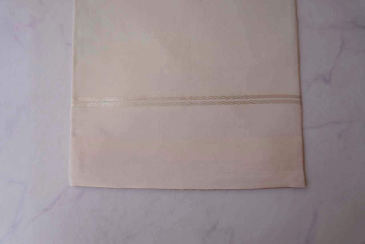 ふくろ帯】川島織物 生成り色 抽象横段文 ふくろ帯 | 大山キモノ・ちぇ