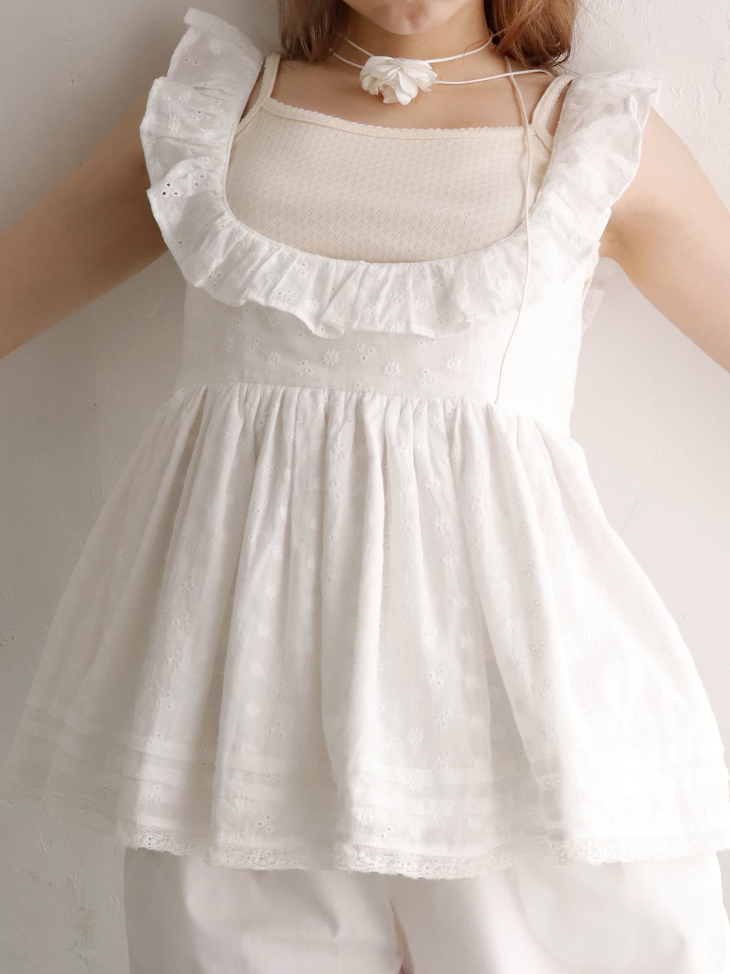 PETIT APLON TOP -LACE- | mieya mieya