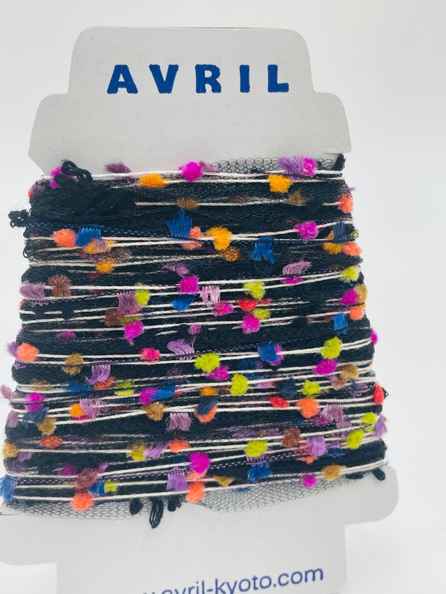 集めたくなる♬楽しい♬可愛い♡『ちょこっと巻きのファンシー糸』AVRILペラコーン224