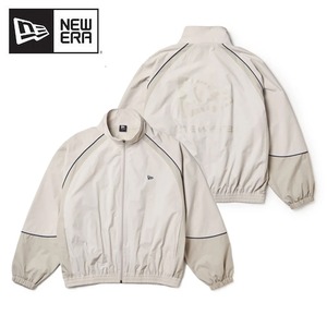 NEW ERA ニューエラ オーバーサイズド パイピング トラックジャケット ボックスロゴ ストーン 15135421 メンズ レディース ジャージ ジャケット セットアップ