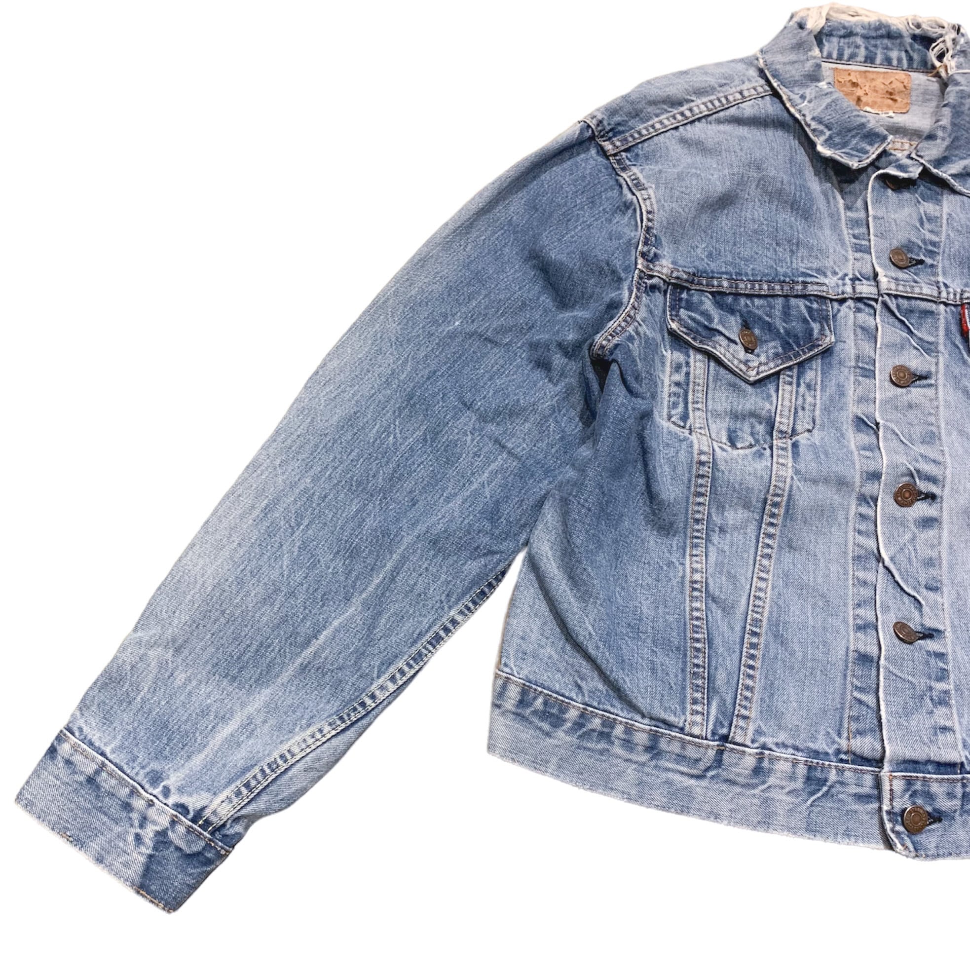 60's LEVI'S 70505 BigE Denim Jacket ビッグサイズ 46 48 ジャンク