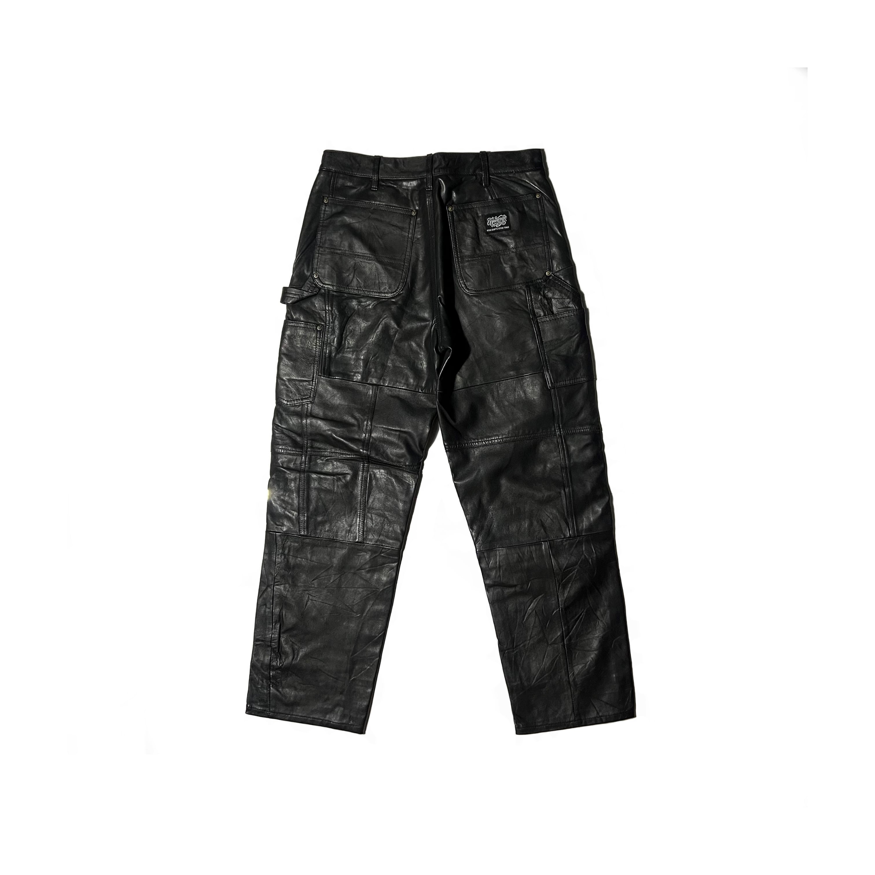 REBUILD LEATHER DOUBLE KNEE PAINTER PANTS | unverge