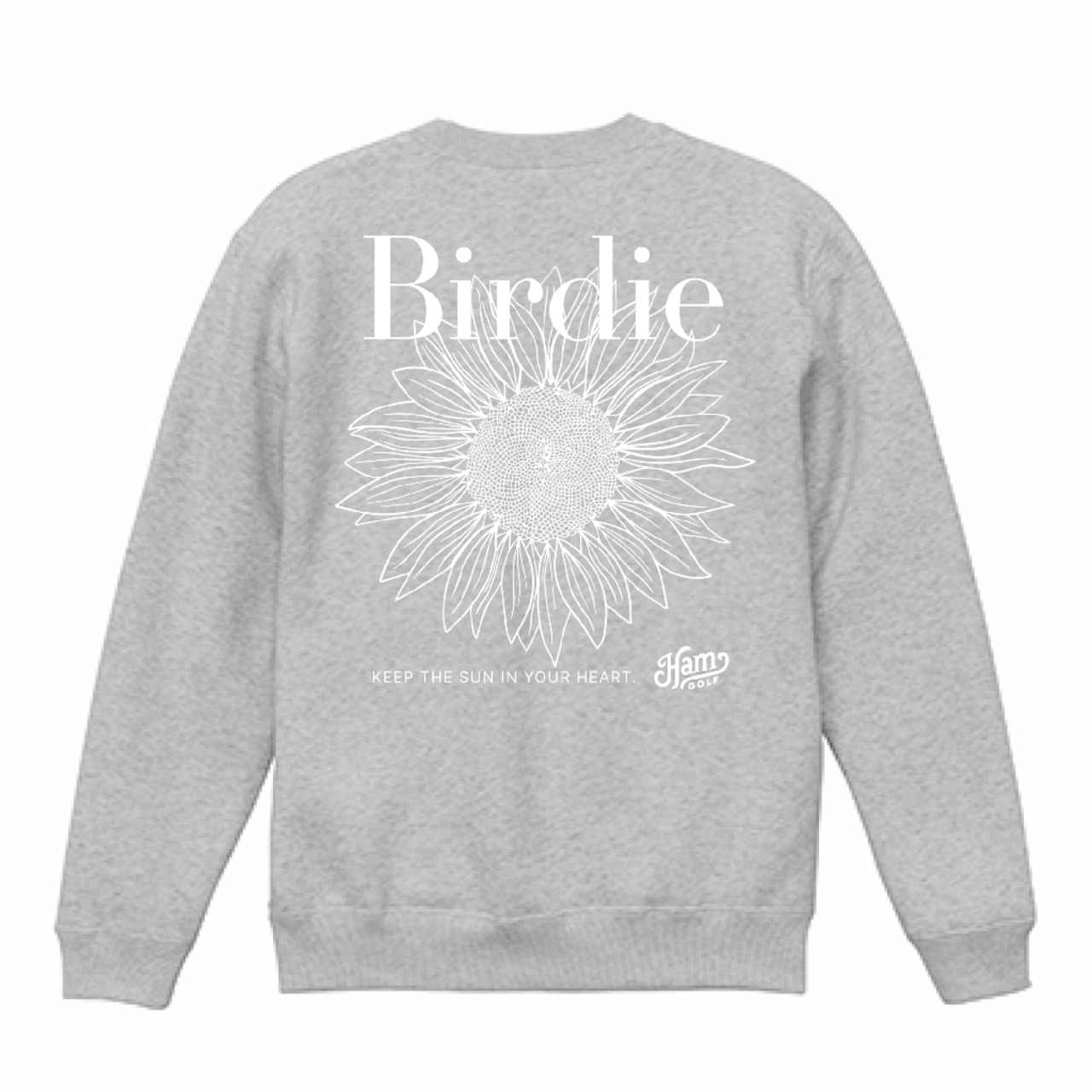 BIRDIE SUNFLOWER WOOL LINING SWEAT/GY