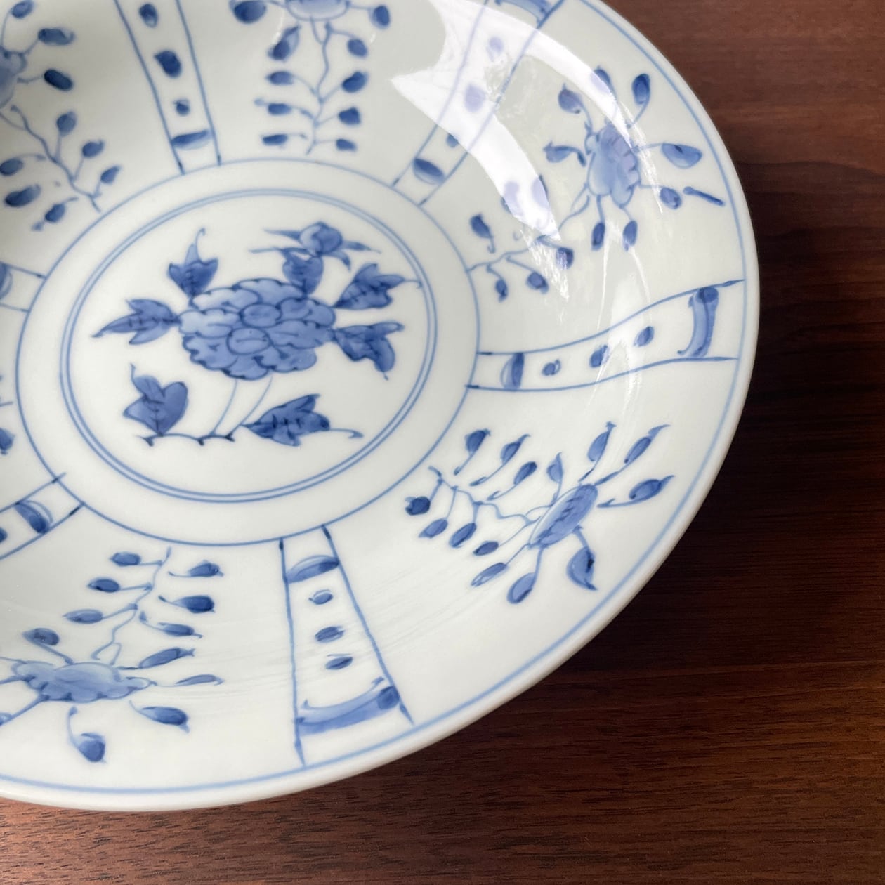 井手國博 ｜ 7寸和皿（約20.5cm少し深め）芙蓉手 No.6 ｜ 与志郎窯