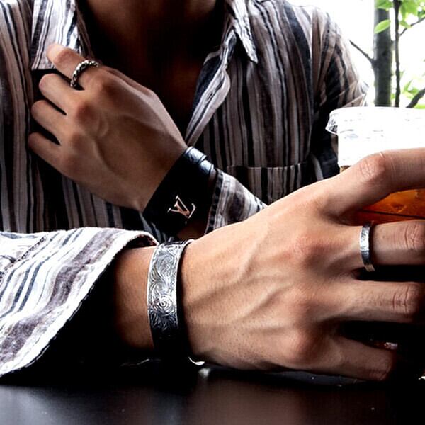 ハワイアンジュエリーバングル オープンドロップバングル ハワイアンジュエリー | Marine