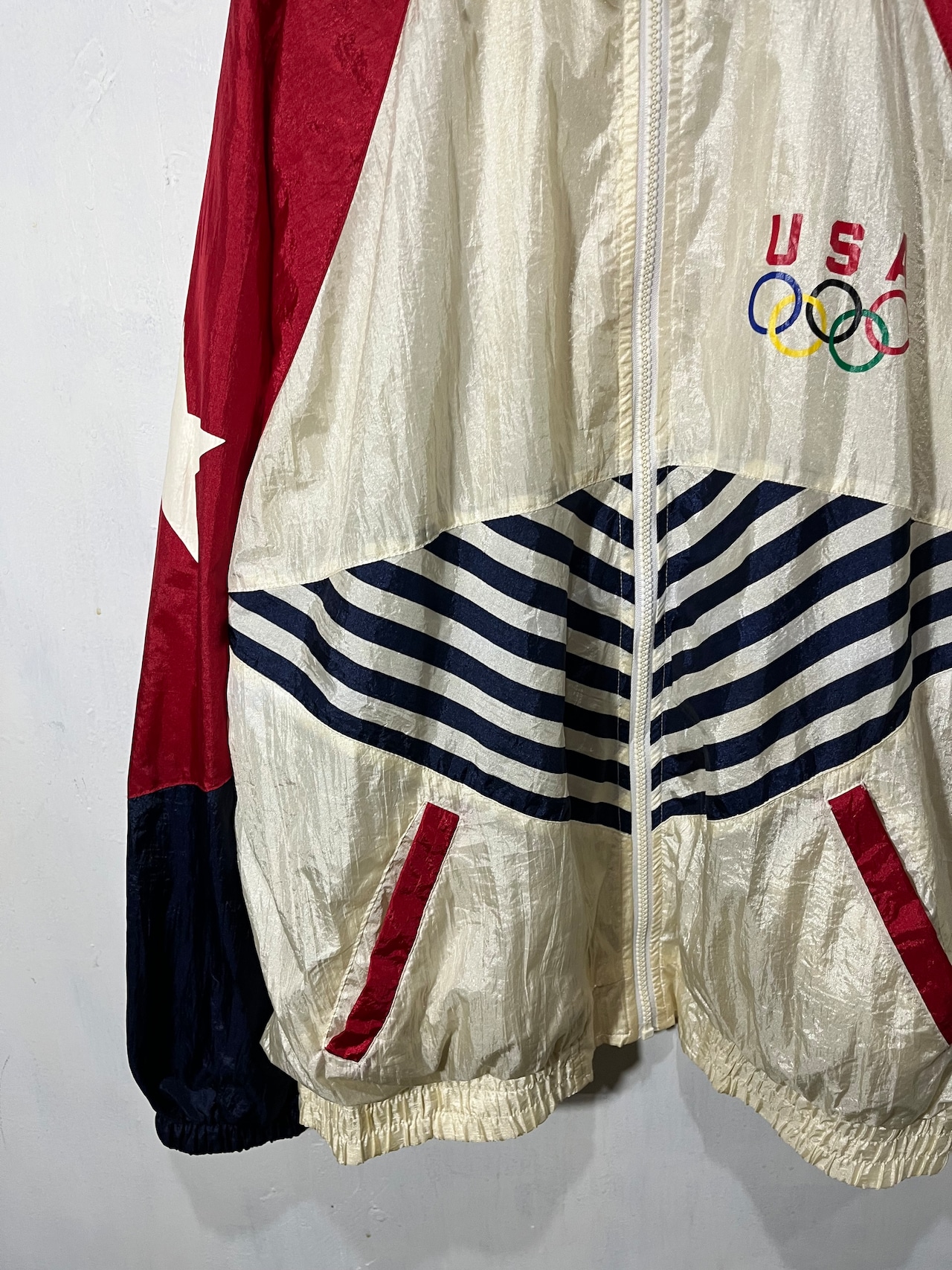 90's Olympic Licensed Product Nylon Jacket【M】