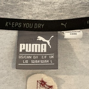 【PUMA】カレッジ ハーフジップ スウェット FORDHAM SOCCER 刺繍ロゴ フォーダム大学 サッカー プーマ L US古着