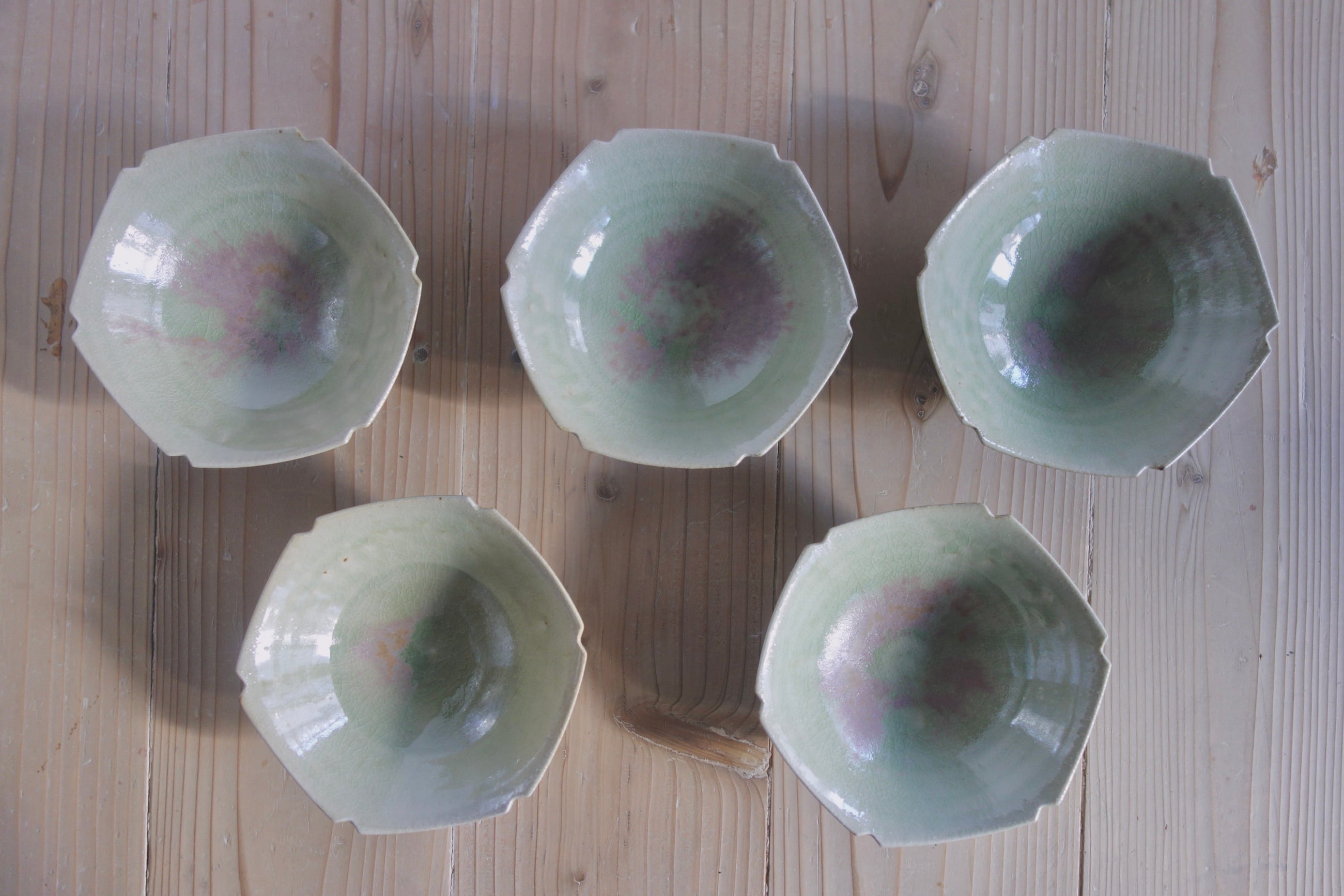 見野大介 樫灰釉 六角鉢 4寸 (約12.5cm) | 陶器の通販 和食器 ｜うつわ