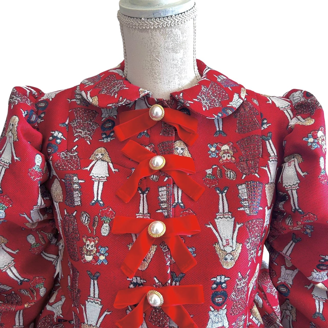 ジャガードジャケット　RED