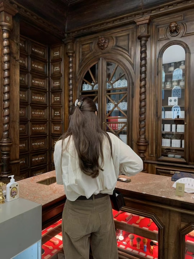 (OUNCE) soi round shirring blouse / 2color