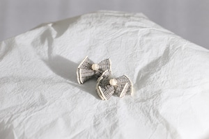 【tamas】ēli ēli / Monochrome ピアス〈片耳用〉