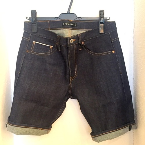 Selvage Denim Short Pants　Dark Indigo